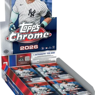 2026 Topps Chrome MLB Baseball Factory Sealed Hobby Box